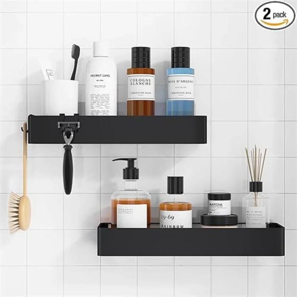 X-Large Shower Caddy - 2Pack Adhesive Shower Organizer,Drill-Free Shower Shelves